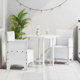Garden Chair 2 pcs White 53 x 49 x 85 cm Polypropylene 847458
