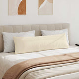 Sofa Pillows 2 pcs Beige 145 x 40 cm Fabric 42013859