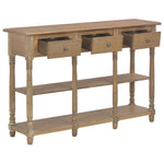 ZNTS Console Table 110x30x76cm Engineered Wood 354328