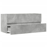 Sink Cabinet Concrete Grey 100x38.5x45 cm Engineered Wood 856251