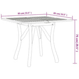Garden Dining Set Natural Wood Solid Acacia wood Medium Durable 3156857