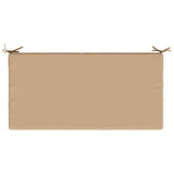 Seat Cushion SOEST 100% Polyester Sand 120 x 80 x 10 cm 946793