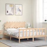 Bed Frame without Mattress 160x200 cm Solid Wood Pine 3193476