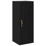 Wall Cabinet Black Oak 34.5 x 34 x 90 cm Engineered Wood 8010888