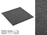 Carpet 20 pcs Anthracite 50 x 50 cm 100% Polypropylene 42046746