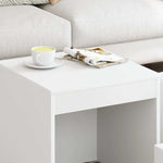 Nesting Tables 3 pcs White Engineered Wood 808594