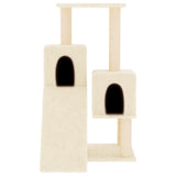 Cat Tree with Sisal Scratching Posts Cream 82 cm 171777