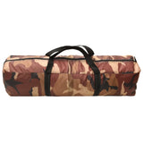 Party Tent with LED and 4 Sidewalls 3.6x3.6x2.3 m Camouflage 93078
