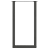 Bar Table Legs U-Shaped 2 pcs Anthracite 40x cm Steel 4013218