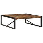 ZNTS Coffee Table Multicolour 100x100x35 cm Solid Wood Reclaimed 4016668