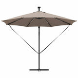 Umbrella Taupe 294 x 294 x 248 cm Polyester and Aluminium 42003386