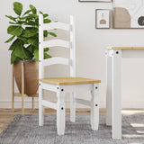 Dining Chairs 2 pcs Corona White 42x47x107 cm Solid Wood Pine 4005725