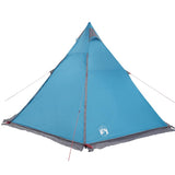 Family Tent Tipi 6-Person Blue Waterproof 4009439