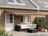 Retractable Awning Taupe 600 x 300 cm Polyester and Aluminium 3426473