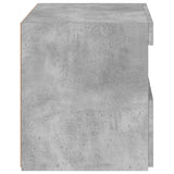 ZNTS Bedside Cabinets with LED Lights 2 pcs Concrete Grey 50x40x45 cm 836770