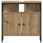 Bathroom Furniture Set with Storage 3 pcs Brown 80 x 30 x 60 cm 3334355