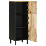 Highboard 40x33.5x110 cm Solid Rough Wood Mango 4018657
