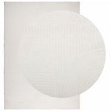 Rug IZA Short Pile Scandinavian Look Cream 140x200 cm 375441