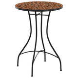 Mosaic Bistro Table Terracotta 50x70 cm Ceramic 4003398