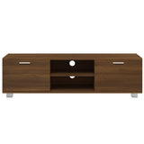 TV Cabinet Brown Oak 140x40.5x35 cm Engineered Wood 342628