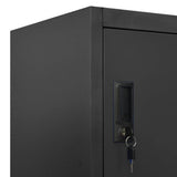Locker Cabinet Anthracite Steel Large Locker Cabinet 339815