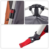 Family Tent Dome 8-Person Grey and Orange Quick Release 4004238