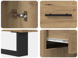 Highboard with Drawer 2 pcs Artisan Oak Engineered Wood 3415857
