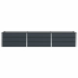 Planter Anthracite 240 x 80 x 45 cm Steel 42018194
