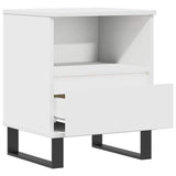 Bedside Cabinets 2 pcs White 40x35x50 cm Engineered Wood 830637