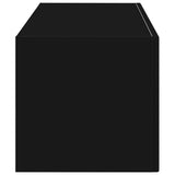 TV Wall Cabinet Black 78.5 x 31 x 29.5 cm Engineered Wood 892211