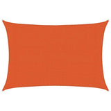 Sunshade Sail 160 g/m Rectangular Orange 3x4.5 m HDPE 311678
