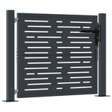 Garden Gate Anthracite 105x80 cm Steel Square Design 153190