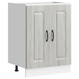 Sink Base Cabinet Kalmar Grey Sonoma 60x46x81.5 cm Engineered Wood 853443