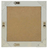 320314 Wall Mirror Baroque Style 50x50 cm Silver