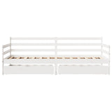 Daybed with Drawers without Mattress 80x200 cm Solid Wood 3302063