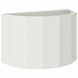 Planter White 60 x 30 x 35 cm Steel 883697