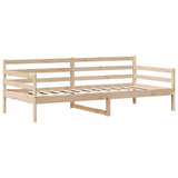 Daybed with Drawers without Mattress White 80x200 cm Solid Wood 3302064