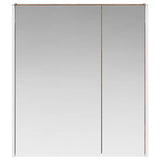 Bathroom Mirror Cabinet Smoked Oak 63.5 x 15.5 x 70 cm 889243