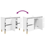 Sink Cabinet White 80x33x60 cm Engineered Wood 821268