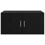 Wall Cabinet Black oak 80 x 42.5 x 40 cm Engineered wood 879655