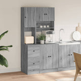 Kitchen Cabinet Grey Sonoma 95x50x180 cm Engineered Wood 3276537