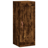 Highboard Smoked Oak 34.5x34x180 cm Engineered Wood 3200366