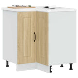 Kitchen Corner Base Cabinet Kalmar Sonoma Oak Engineered Wood 853510