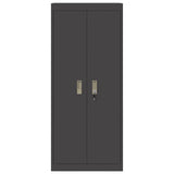 Storage Cabinet Black 60 x 40 x 140 cm Steel 891736