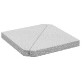 Umbrella Weight Plates 2 pcs Grey Granite Triangular 14 kg 4100002