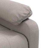 Massage Chair Taupe Fabric 289680