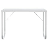 Computer Desk White 110x60x73 cm Engineered Wood 30201