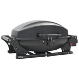 Portable Gas BBQ Grill with Cooking Zone Black 44276