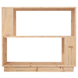 Book Cabinet/Room Divider 80x25x70 cm Solid Wood Pine 814049