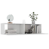 TV Cabinet White 120x30x30 cm Engineered Wood 801490